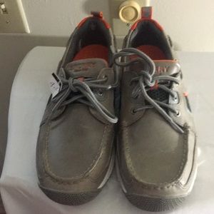 Sperry Sea Kite Sport Mocs for Men - gray sz9.5